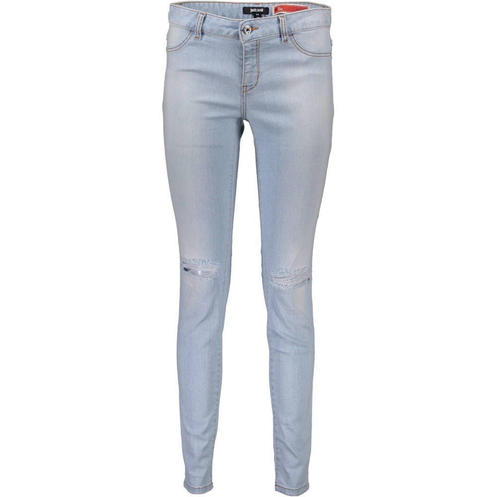 Just Cavalli Light Blue Cotton Women Jeans