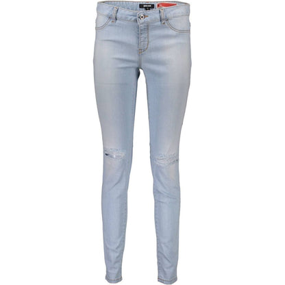 Just Cavalli Light Blue Cotton Women Jeans