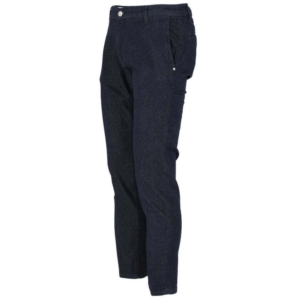 AT.P.CO Blue Cotton Jeans & Pant