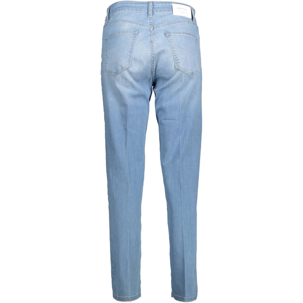 Kocca Light Blue Cotton Women Jeans