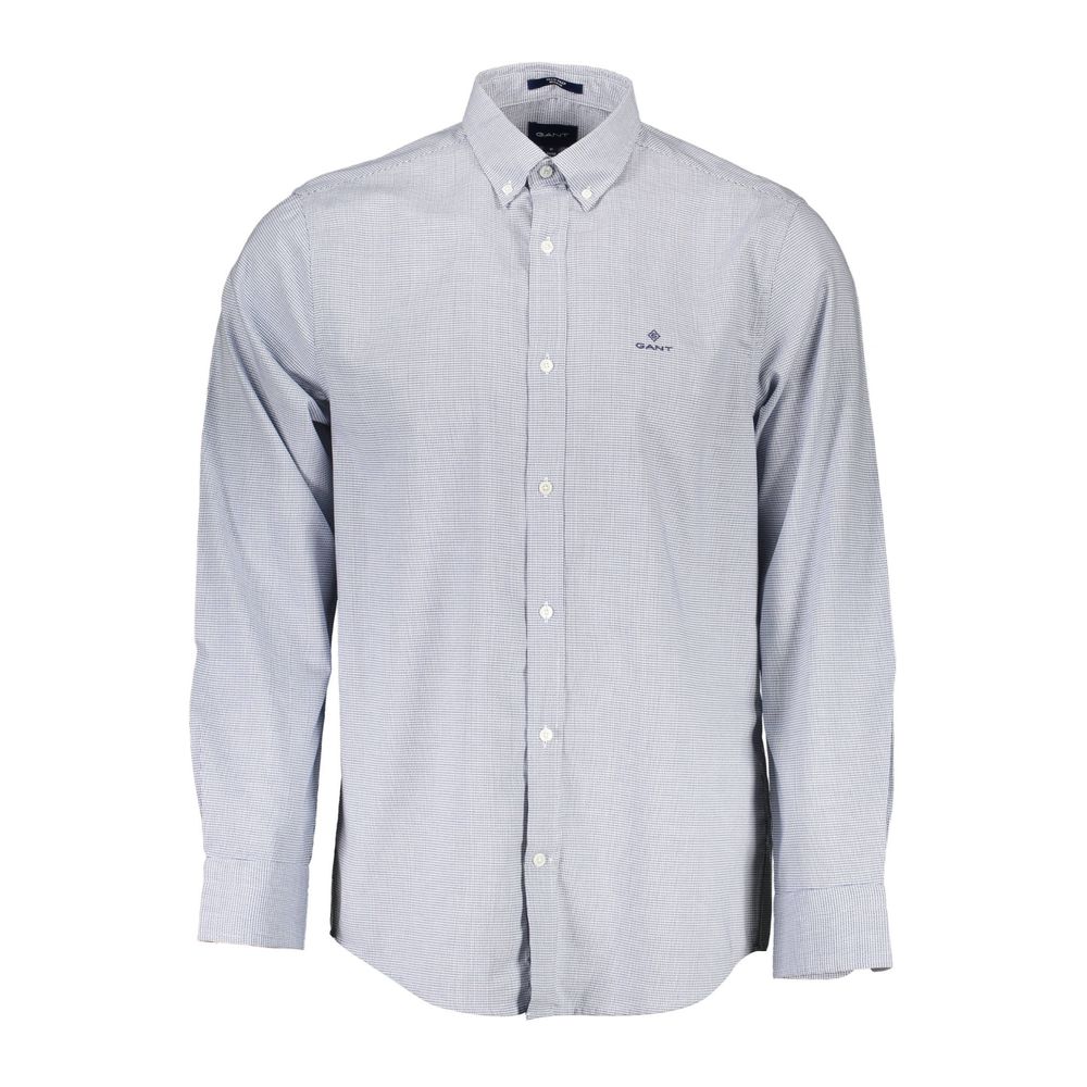 Gant Blue Cotton Men Shirt