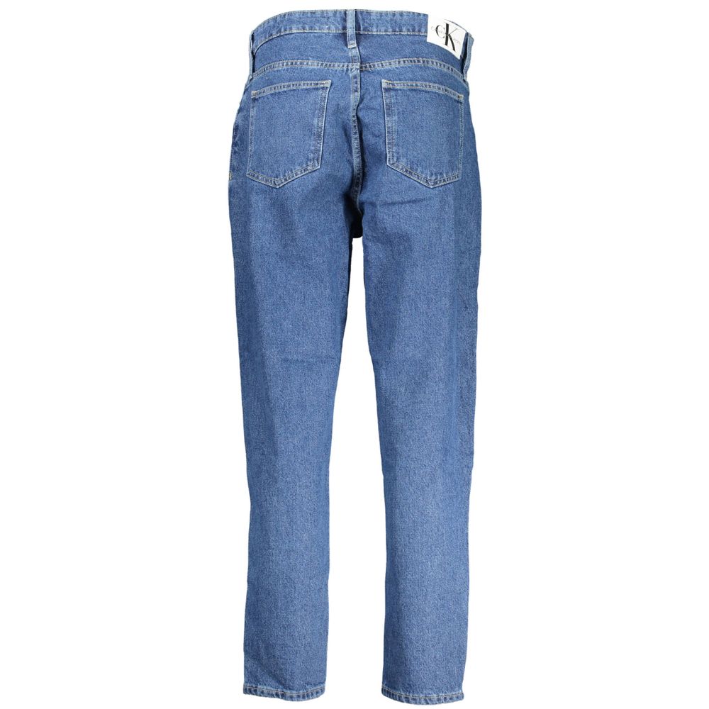 Calvin Klein Blue Cotton Women Jeans