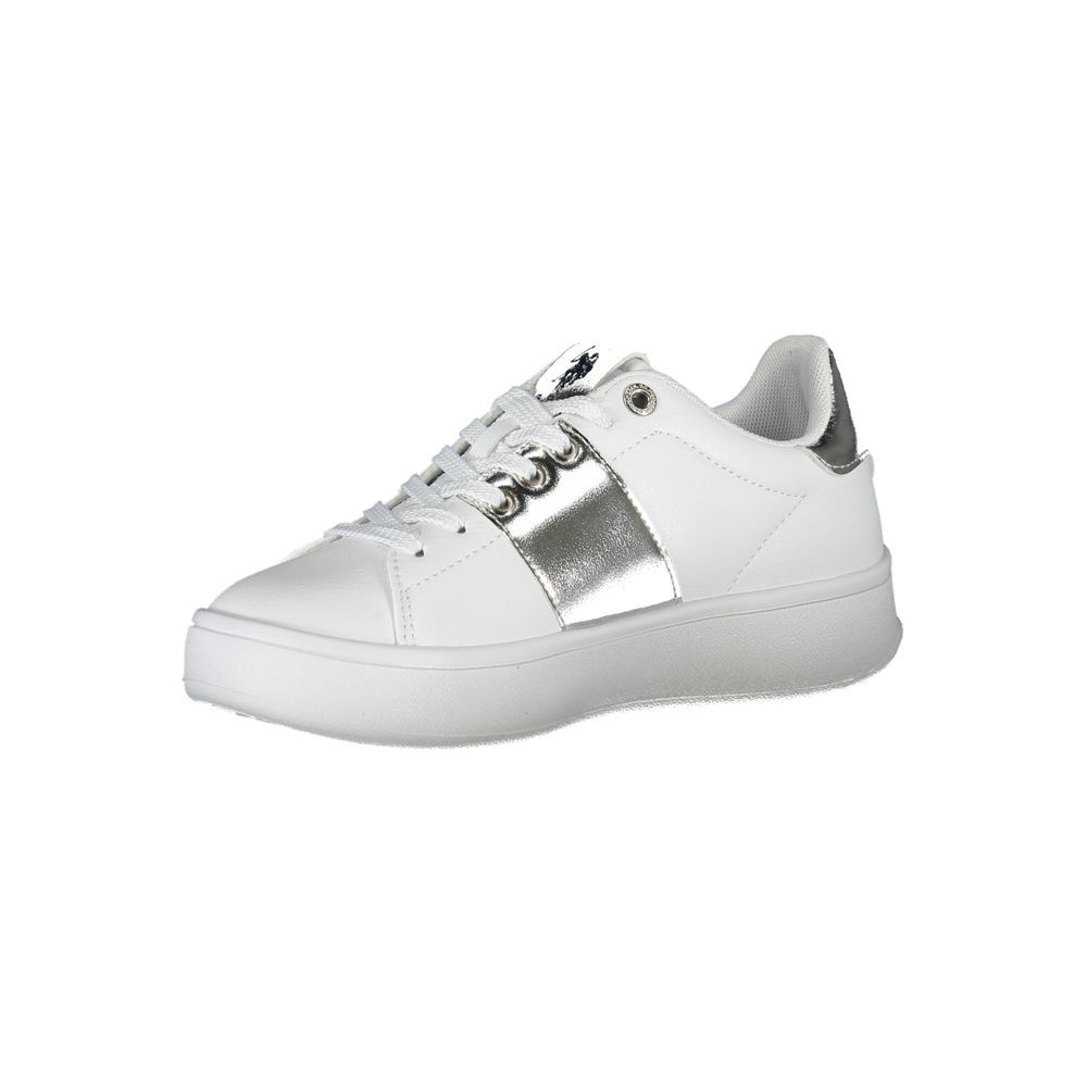 U.S. POLO ASSN. White Polyethylene Women Sneaker - EU38/US8