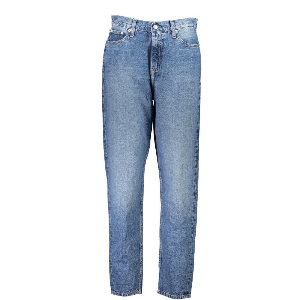 Calvin Klein Blue Cotton Jeans & Pant