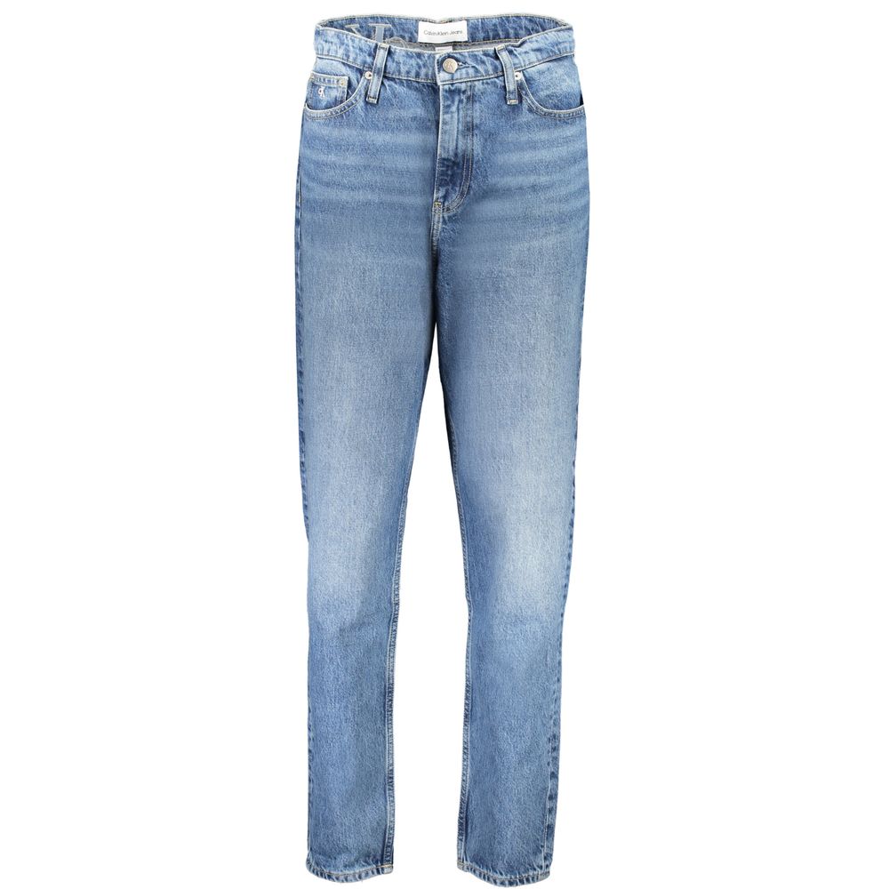 Calvin Klein Blue Cotton Jeans & Pant