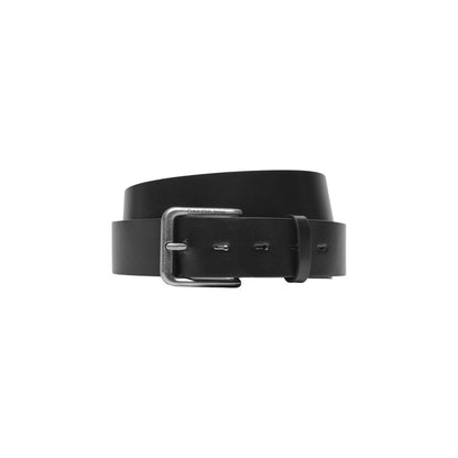 Calvin Klein Jeans Black Leather Belt