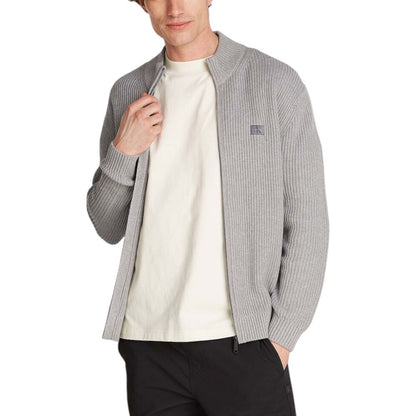 Calvin Klein Jeans Gray Cotton Cardigan