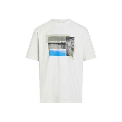 Calvin Klein Jeans Cream Cotton T-Shirt