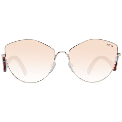 Emilio Pucci Rose Gold Women Sunglasses