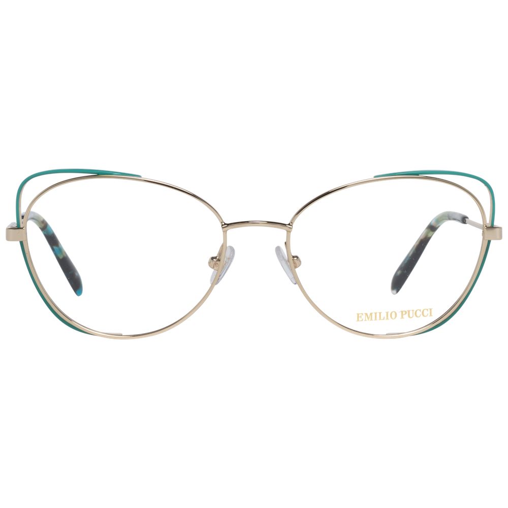 Emilio Pucci Gold Women Optical Frames