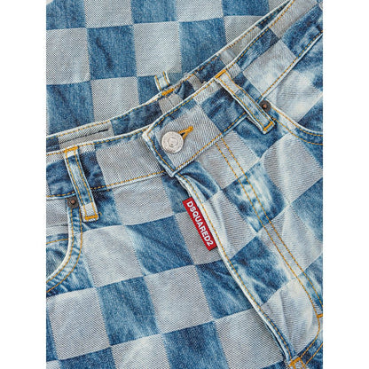 Dsquared² Blue Cotton Jeans & Pant - IT40|S