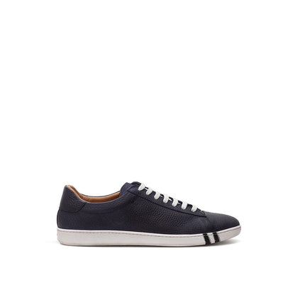 Bally Elegant Blue Leather Sneakers For Men - EU39/US6