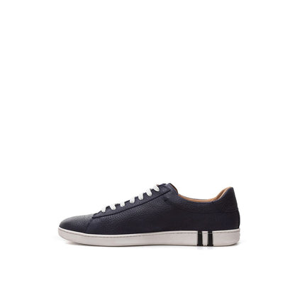 Bally Elegant Blue Leather Sneakers For Men - EU39/US6