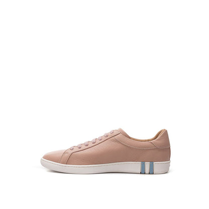 Bally Elegant Pink Leather Sneakers - EU38/US8