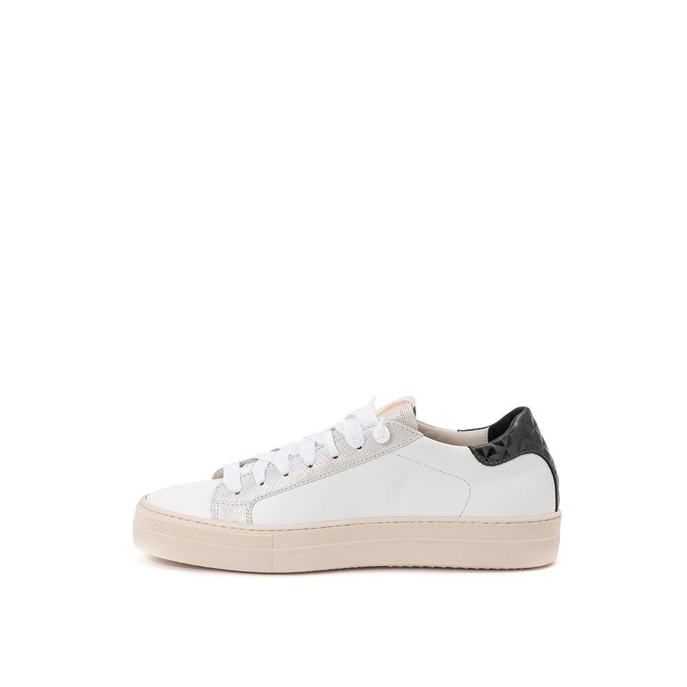 P448 Elevate Your Sneaker Game with All-White Italian Leather Kicks - EU36/US6