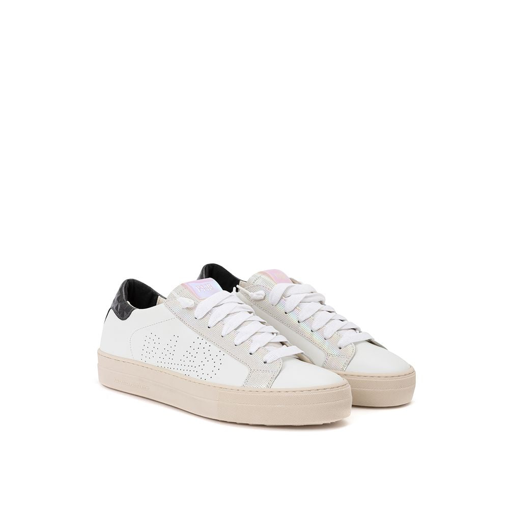 P448 Elevate Your Sneaker Game with All-White Italian Leather Kicks - EU36/US6