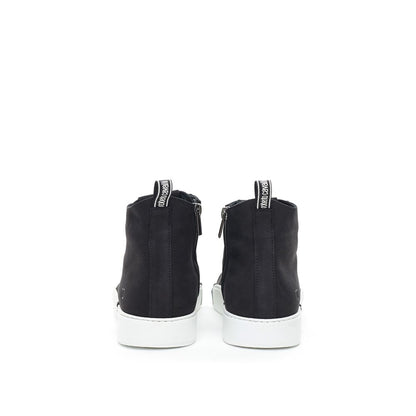 Roberto Cavalli Elegant Suede Sneakers in Chic Black - EU36/US6