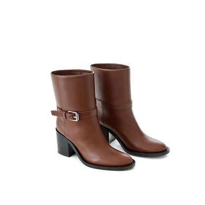 Burberry Brown Leather Boot - EU40/US10