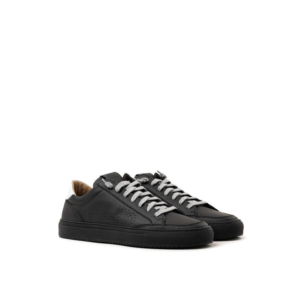 P448 Black Leather Sneaker - EU40/US7