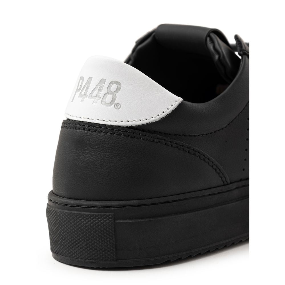 P448 Black Leather Sneaker - EU40/US7