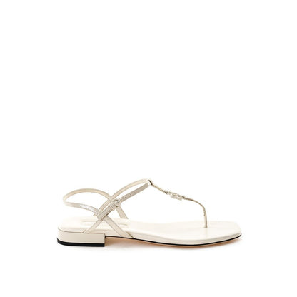 Miu Miu Beige Vernice Sandal - EU37.5/US7.5