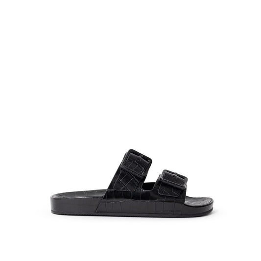 Balenciaga Black Leather Sandal - EU43/US10