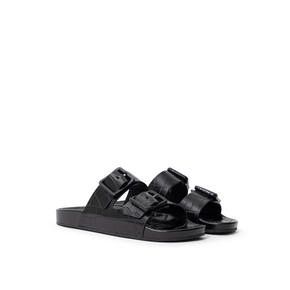 Balenciaga Black Leather Sandal - EU43/US10