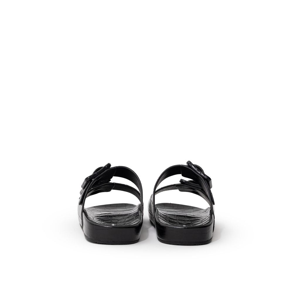 Balenciaga Black Leather Sandal