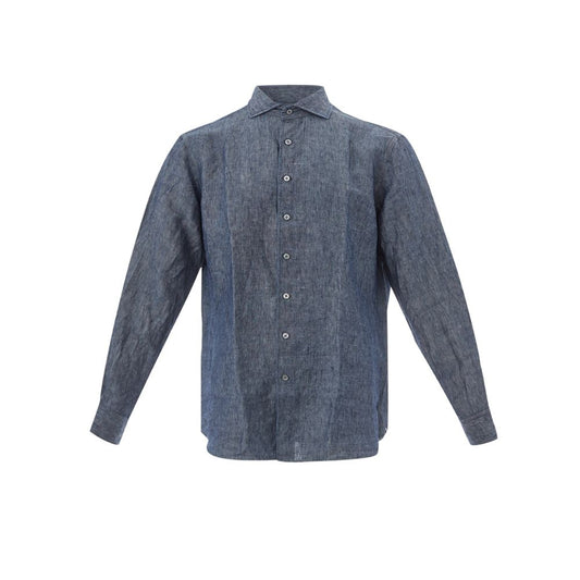 Lardini Elegant Flax Blue Shirt for