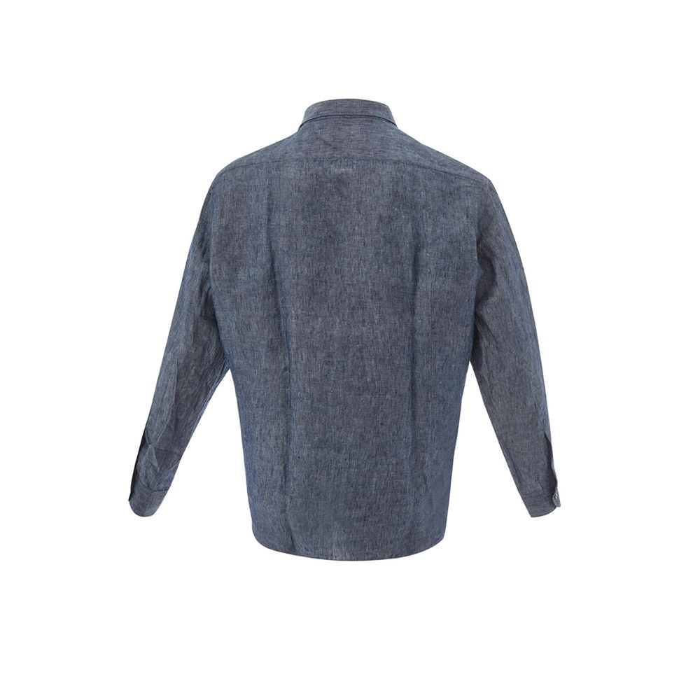 Lardini Elegant Flax Blue Shirt for