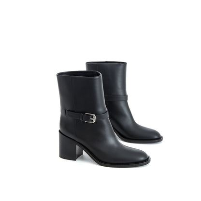 Burberry Black Leather Boot - EU39/US9