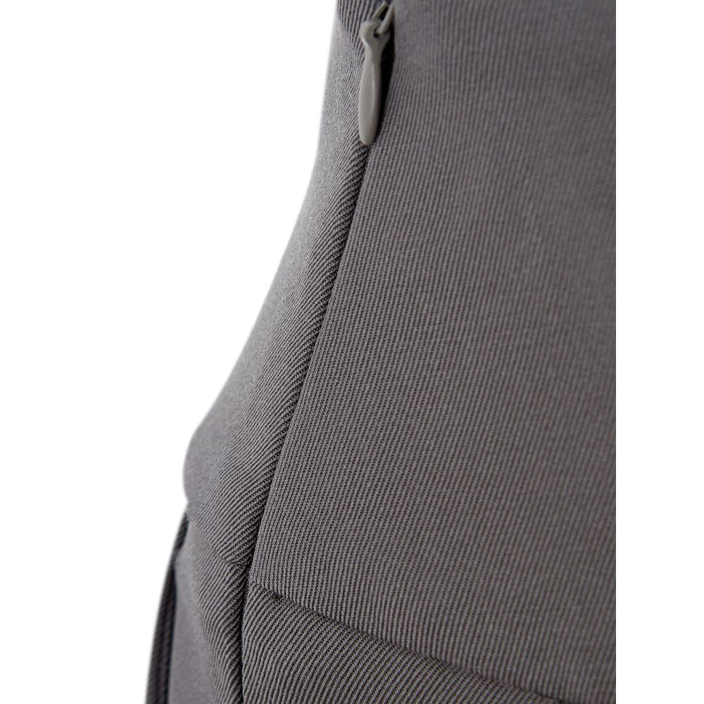 Lardini Chic Gray Wool Trousers for Sophisticated Style - IT40|S