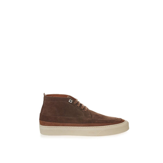 Lardini Elegant Suede Sneakers in Rich Brown - EU40/US7