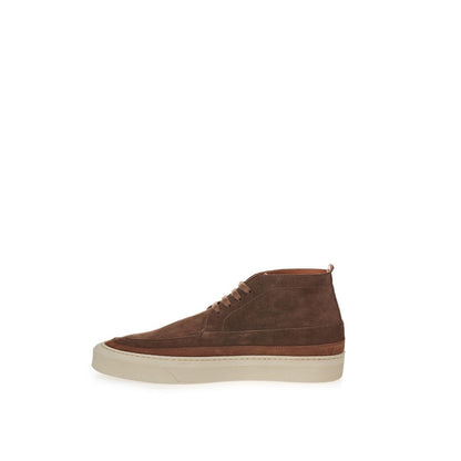 Lardini Elegant Suede Sneakers in Rich Brown - EU40/US7