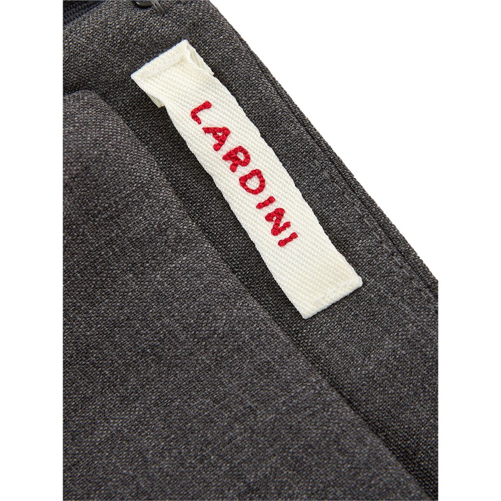 Lardini Chic Gray Wool Pencil Skirt - IT40|S