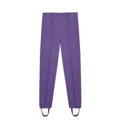 Lardini Elegant Purple Viscose Pants - IT40|S