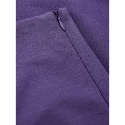 Lardini Elegant Purple Viscose Pants - IT40|S