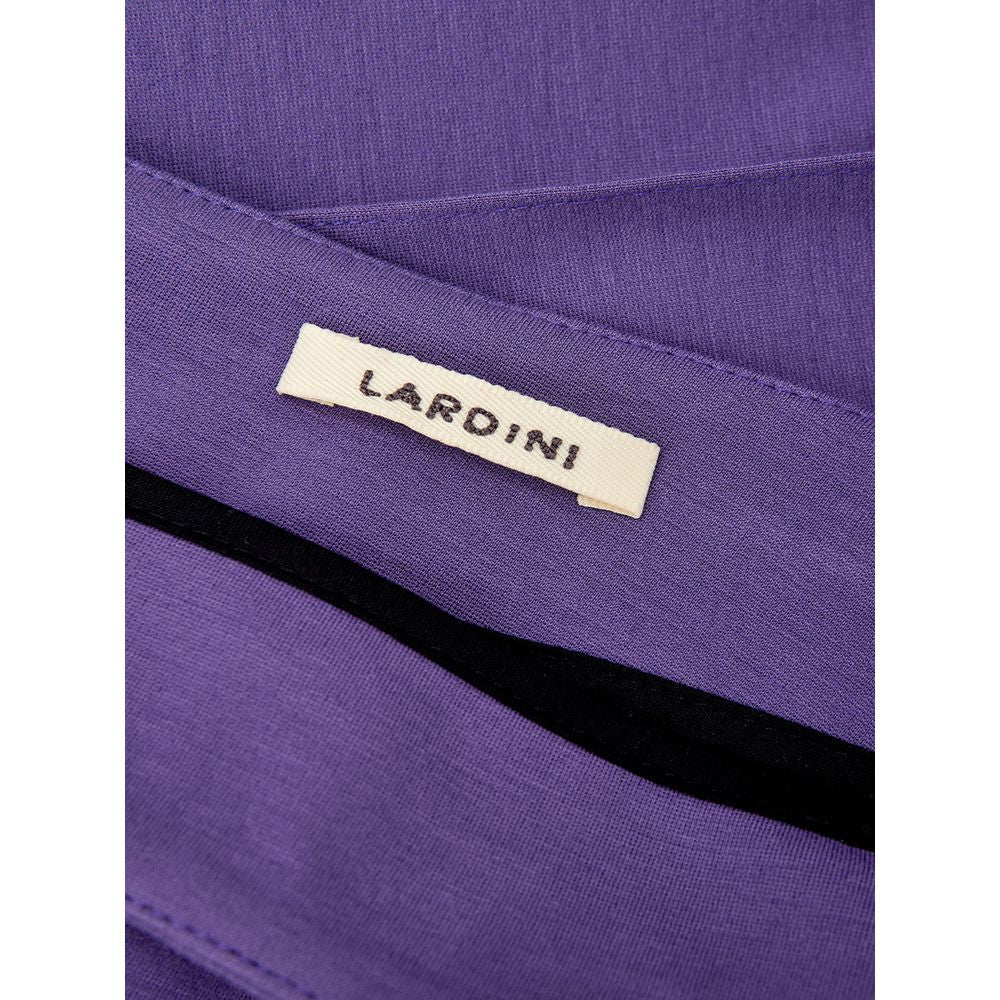 Lardini Elegant Purple Viscose Pants - IT40|S