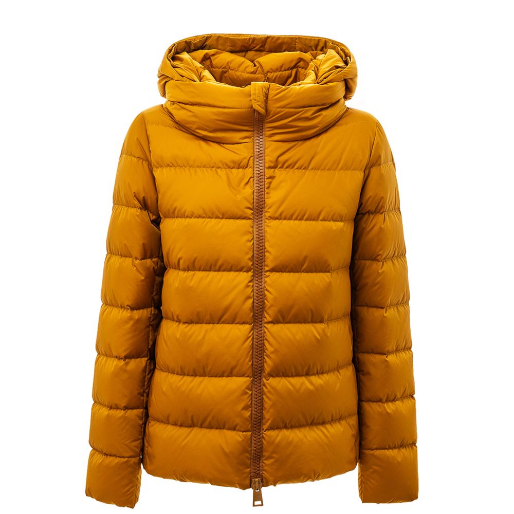 Herno Yellow Polyamide Jackets & Coat - IT42|M