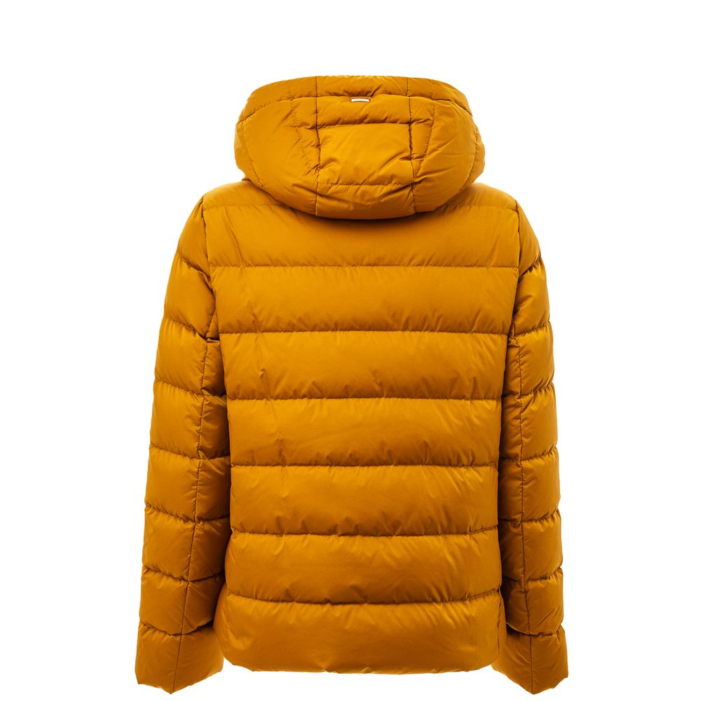 Herno Yellow Polyamide Jackets & Coat - IT42|M