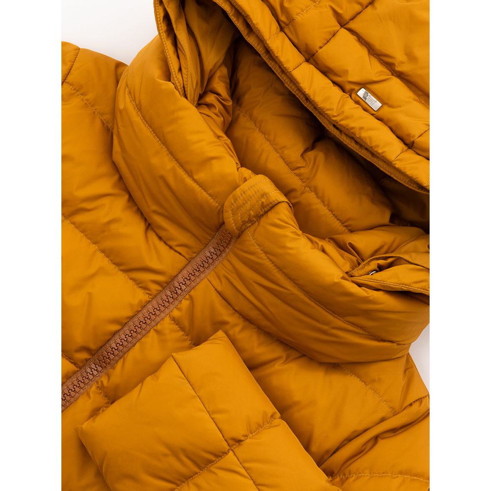 Herno Yellow Polyamide Jackets & Coat - IT42|M