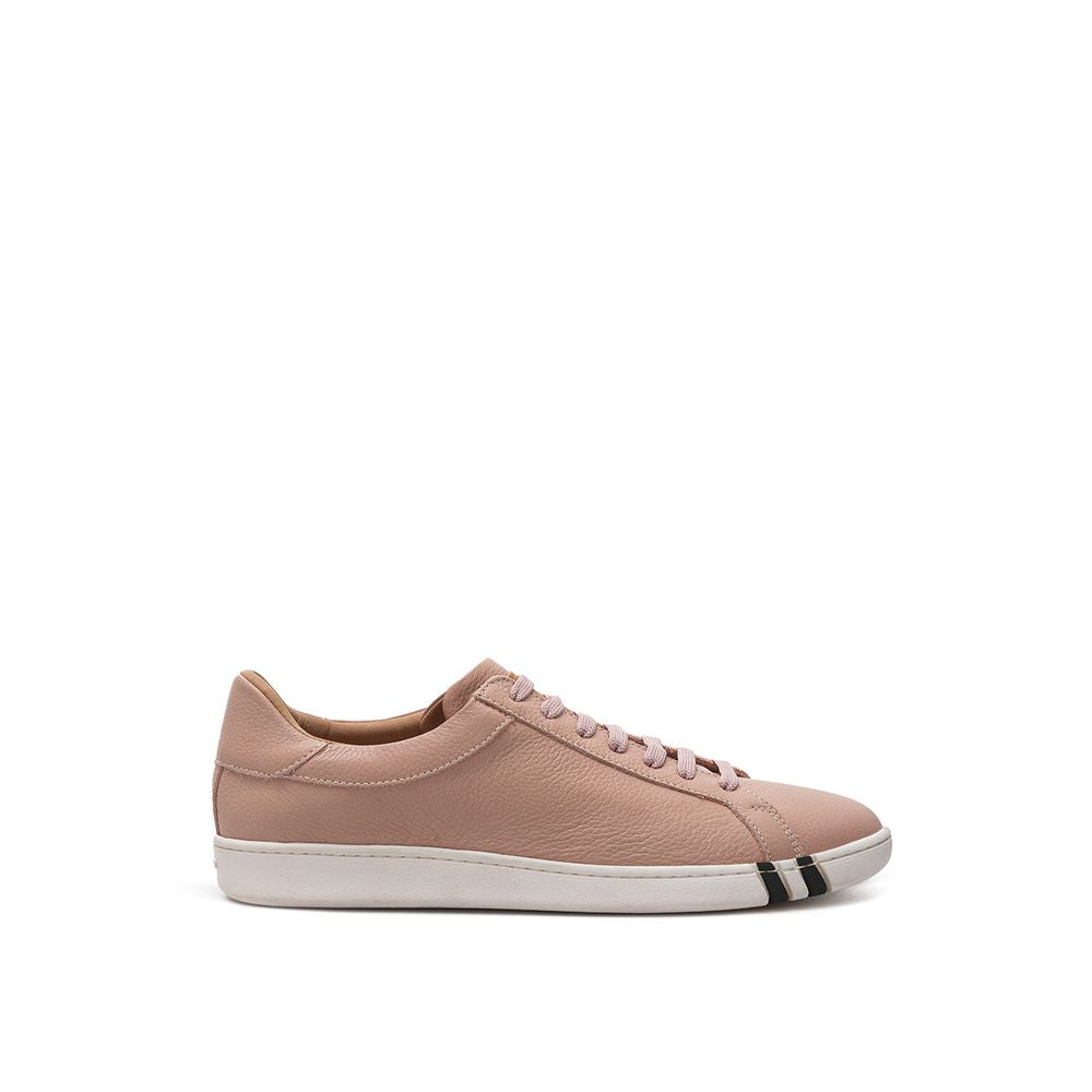 Bally Elegant Pink Leather Sneakers for Women - EU38/US8