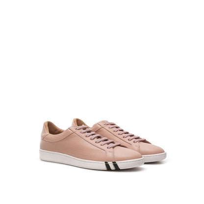 Bally Elegant Pink Leather Sneakers for Women - EU38/US8