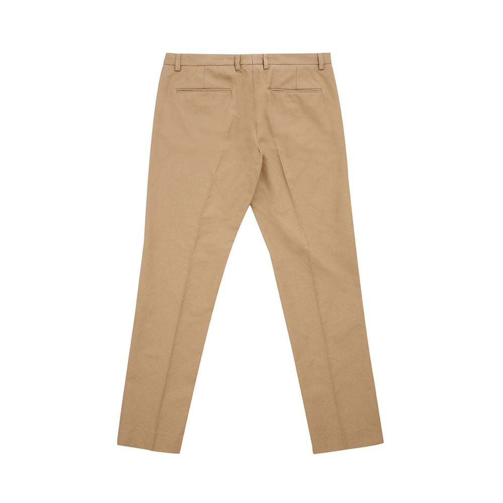 Lardini Elegant Brown Cotton Trousers for Women - IT38|XS