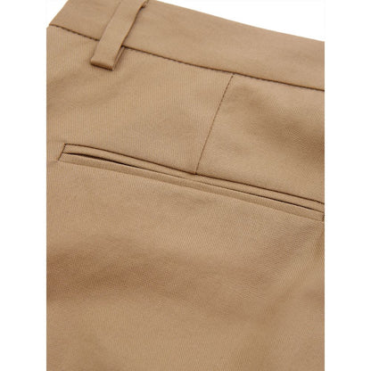 Lardini Elegant Brown Cotton Trousers for Women - IT38|XS