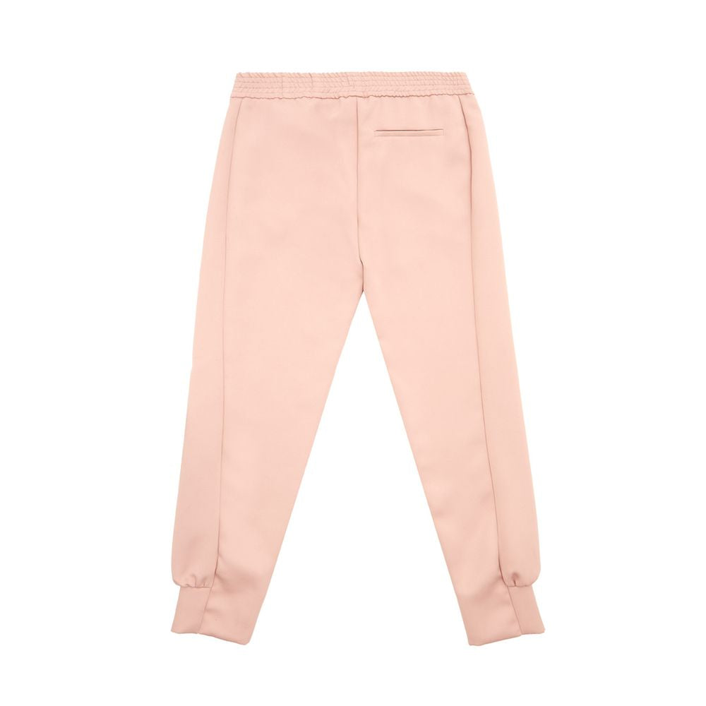 Lardini Elegant Pink Polyester Pants for Women - IT40|S