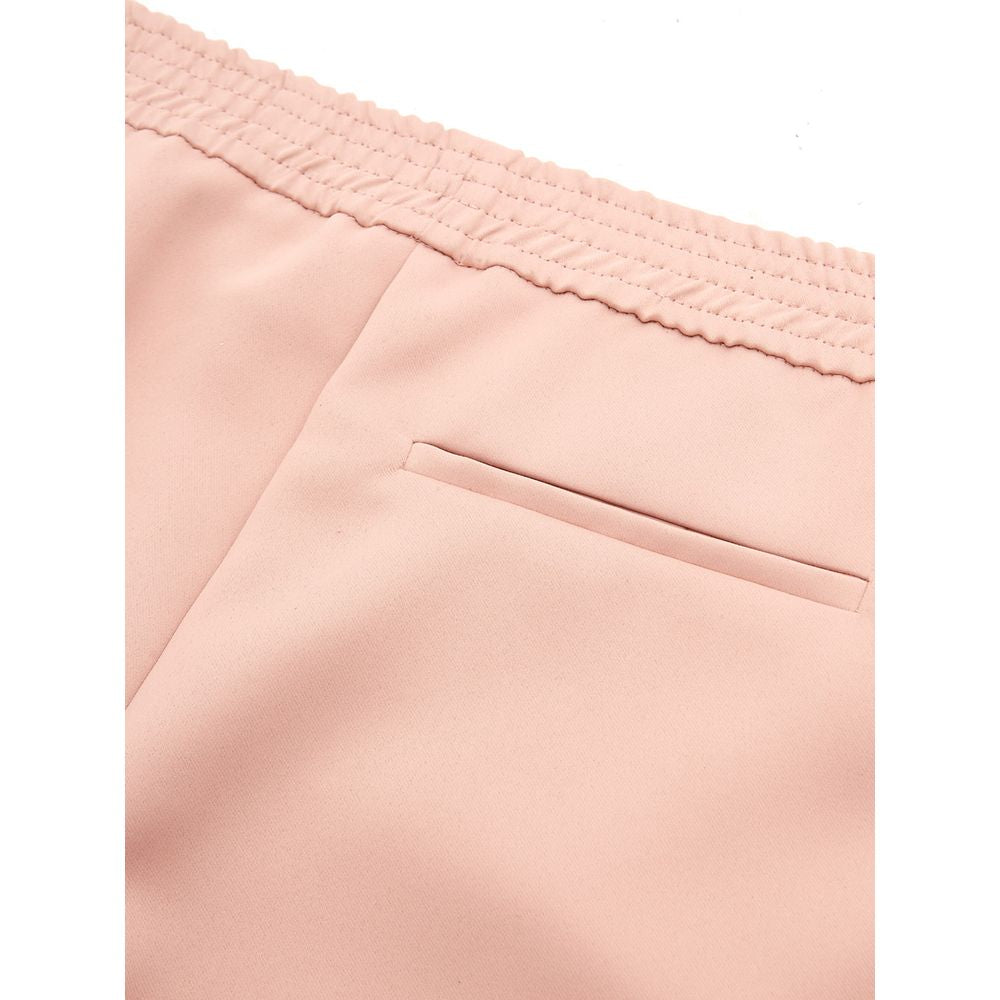 Lardini Elegant Pink Polyester Pants for Women - IT40|S