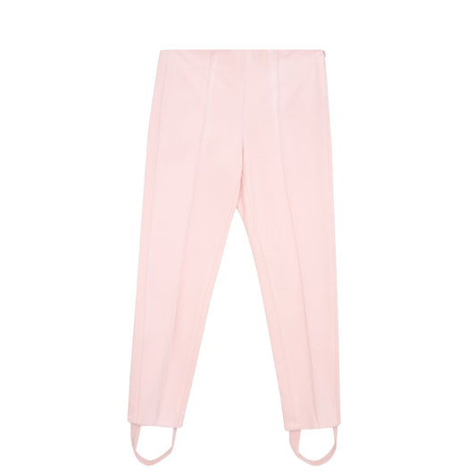 Lardini Elegant Pink Viscose Pants for Chic Style - IT42|M