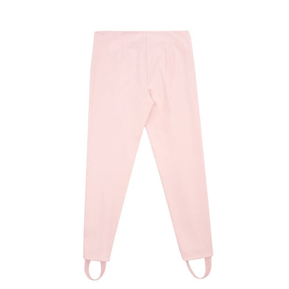 Lardini Elegant Pink Viscose Pants for Chic Style - IT42|M