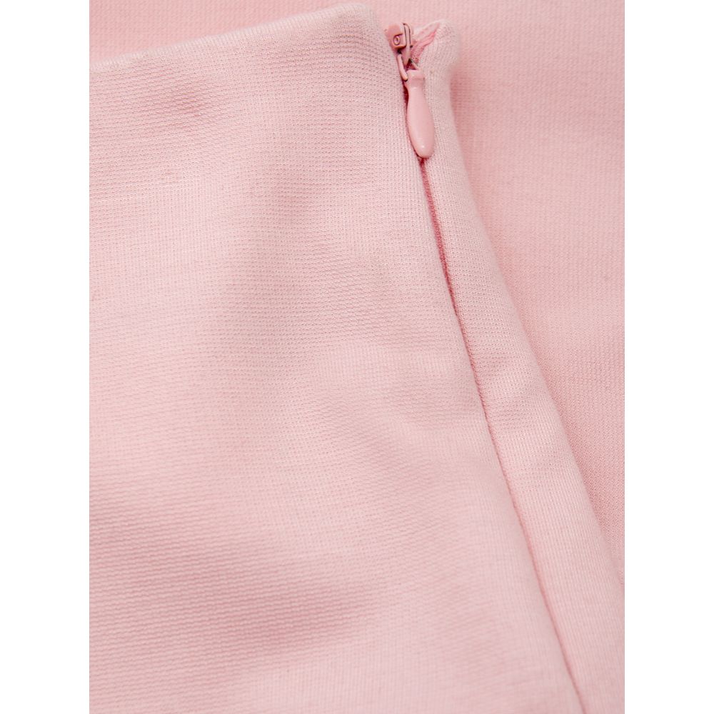 Lardini Elegant Pink Viscose Pants for Chic Style - IT42|M